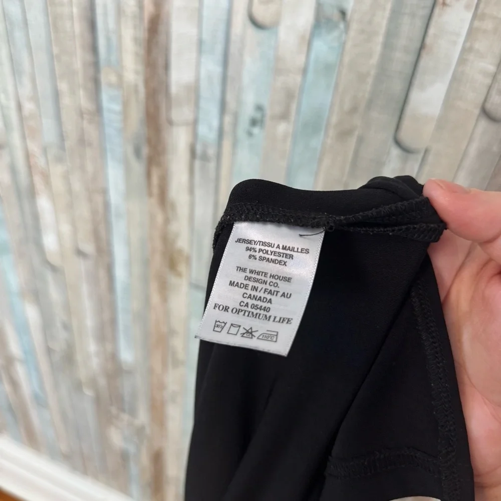 Sympli 8 Black Short Sleeve Go To T Shirt Tee Top Jersey Stretch Knit Classic - Picture 6 of 9